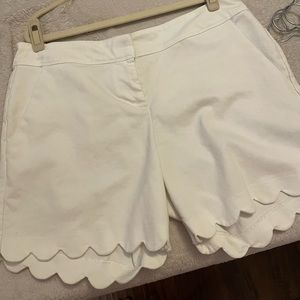 The Limited - size 14 white shorts